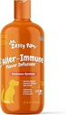 Zesty Paws Allergie & Immune Flavor Infusies voor honden - met Omega 3 Zalmolie voor gevoelige huid, EpiCor Huisdieren, Colostrum & Quercetin - Ondersteunt seizoensallergieën - Kip smaak - 16 fl oz