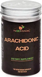 Noomadic Arachidonic Acid (AA of ARA), 100 Capsules 