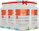 WELZIJN EXTRACT Eannatto Tocotrienolen Vitamine E-supplementen Tocoferolvrij, non-GMO, glutenvrij en antioxidant 125MG 60 Softgels (verpakking van 4)