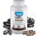 One Planet Nutrition Nano Shilajit 250 mg Veggie Capsules (120 porties), 40-60% Fulvinezuur, Nano voor verbeterde absorptie, rijk aan mineralen, non-GMO, veganistisch, glutenvrij