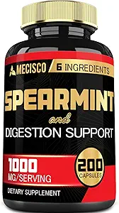 6in1 Spearmint Supplement met Berberine, Gember, Kurkuma Curcumin, Ceylon Cinnamon, Beetwortel - 200 Capsules