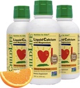 ChildLife Essentials Liquid Calcium Supplement for Kids - Baby Calcium with Magnesium, Zinc, and Vitamin D3 - Orange Flavor, 16 fl oz (3 Pack)