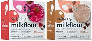 UpSpring Milkflow Electrolyte Borstvoeding Supplement Drink Mix met Fenegriek 