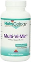 Nutricologie Multi-Vi-Min zonder koper en ijzer - Multivitamine voor mannen & vrouwen, minerale complex, actieve voedingsstoffen, met jodium - 150 Tel.