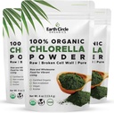Earth Circle Organics Organic Chlorella Powder Superfood 