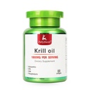 JuliDeer Antarctica Krill Oil 1000 mg met Omega-3s EPA, DHA, Astaxanthine en Fosfolipiden 60 Softgels Supplement Geen Fishy Afdronk voor Gezamenlijke, Hart, Hersenen en Immuniteit