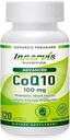 CoQ10 100mg Hart en energie Ondersteuning met Krachtige Antioxidant, 120 Softgels, Eenvoudig inslikken Innerlijke Voeding