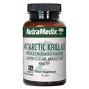 NutraMedix Antarctische Krillolie 500mg - Visoliesupplement - Omega-3s (EPA & DHA) + Astaxanthine - Red Krill Supplement for Joint, Immune, Heart, Liver & Brain Health Support (60 Softgels)