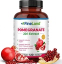 FineLand Granaatappel Extract 20:1, 8.000 mg Equivalent per portie, 40% Ellagic Acid Gestandaardiseerd, Antioxidant Supplement voor Cellular & DNA Health, 120 Veg Capsules, 4-maand levering