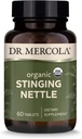 Dr. Mercola Organic Stinging Nettle Dieetsupplement, 60 Servings (60 tabletten), niet GGO, Glutenvrij, Sojavrij, USDA Organisch