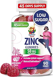 Zink Gummies voor volwassenen - Zink Kauwbare Gummy voor Immune Ondersteuning - Krachtige natuurlijke antioxidant Non-GMO supplement voor kinderen Mannen Vrouw Volwassenen