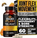 Bijen Flex Joint Support Supplementen - Glucosamine & Turmeric voor gezamenlijke en spiergezondheid, verbeterde mobiliteit, flexibiliteit en comfort - Natural Cartilage Support Complex - 60 capsules (1)