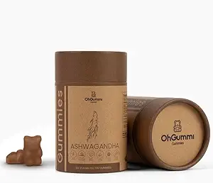 Ashwagandha 1500mg + zink, vitamine D2 Vegan Gummies (Ashwagandha Roots)