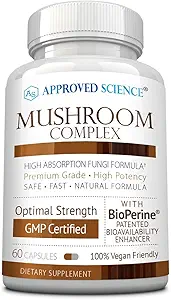 Goedgekeurde Science Mushroom Complex - Ondersteuning van het immuunsysteem en Cognitieve functie - met Lion