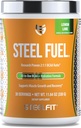 SteelFit Steel Fuel BCAA's Aminozuren Poeder voor intra-workout om spiergroei en verbeterde duurzaamheid te versnellen - 30 porties in Citroen Lime - BCAA Supplementen Poeder voor Elektrolyten & Recovery