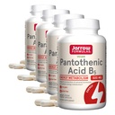 Jarrow Formulas Pantothenic Acid B5 500 mg - 100 Veggie Caps - Essential B Vitamine Dieet Supplement - Energy Production & Metabolisme Support - 100 Servers (pakket van 4)