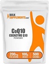 BulkSupplements.com Co-enzym Q10 Powder - Co-enzym Q10 200mg Supplement, Voedingssupplement - Glutenvrij, 200mg per portie, 100g (3,5 oz) (verpakking van 1)