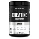 Jacked Factory Creatine Monohydraat Poeder 425g - 5g Dagelijkse Creatine Supplement voor mannen en vrouwen, Vegan-Friendly, Derde-partij Getest - 85 Servers, Onopge smaakt