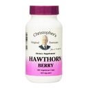 Christopher's Original Formulas Hawthorn Berry Capsules, Herbal Supplement for Heart & Cardiovasculaire Wellness, 100 Capsules
