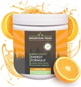 Mountain Peak Nutritionals Energy Formula - All in One Multi-Mineral Powder - Complete Nutrition, Vitamine, Mineral, and Electrolyte Supplement for Men & Women - Orange Flavor (255g, 30 Servings)