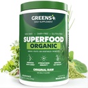 Groenen+ Biologische RAW Superfood Powder, Super Blend Immune Support, Morning Kick, Energy Boost, Nutrition Vibrant Health, Dietary Supplement, Vegan Soy/Dairy/Gluten Free(8.46oz)