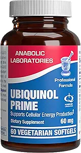 Ultra Absorptie Ubichinol CoQ10 Supplement - Co-enzym Q10 Supplement voor hartimmune energie Cellular & Brain Support - Vegetarische niet-GMO & Made in the USA in cGMP Facilities - 60 Servings