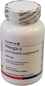 Omega-3 en vitaminesupplement Twistcaps voor kleine honden en katten 60 ct