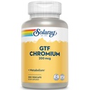 Solaray GTF Chromium 200mcg - Pure Chromium GTF 200 mcg Supplement, Ondersteunt Metabole functie en hele lichaam gezondheid voor mannen en vrouwen - 200 Vegan Capsules