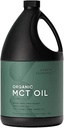 Sports Research Keto MCT Oil from Organic Coconuts - Fatty Acid Fuel for Body + Brain - Triple Ingredient C8, C10, C12 MCTs - Perfect in Coffee, Tea, & More - Non-GMO & Vegan - Unflavored (128 Oz)