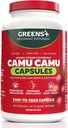 Greens+ SuperFruit supplement, Camu Berry met vitamines en mineralen, hoge ORAC antioxidanten, 400 mg natuurlijke vitamine C, 120 Veggie Capsules