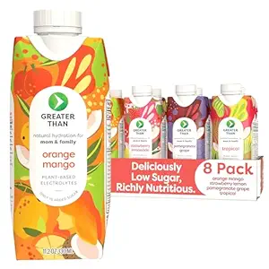 Meer dan Nutriënt Hydratatie Drank, Elektrolyt Drink voor Gut Health & Energy met Kokoswater, Vitaminen, Glutenvrij, Plant Based, Lage Suiker, 8 Flavor Variety Pack