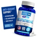 We Like Vitaminen NSF Gecertificeerde Glutathion Supplement 500mg - 60 Capsules van verminderde L-Glutathione voor Antioxidant & Immuun Ondersteuning - Vervaardigd in de VS