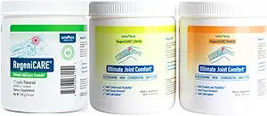 RegeniCARE Canister Joint Support Trio: Green Apple, Mango & Citroen - Krachtige gezamenlijke gezondheidssupplement bundel