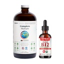 LIQUIDHEALTH Complete Multi-Daily Multivitamine & Organic Methyl B12 5000mcg Vitaminedruppels met Tart Cherry Juice voor Immune Support, Natuurlijke Energie Boost, Verbeterde Geheugen & Focus, Algemene Gezondheid