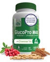 Health Thru Nutrition GlucoPro Max - met 1.500mg Berberine, Chrominex + Chroom, en 1000mg Kaneel 
