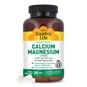 Land Life Target-Mins Calcium Magnesium Complex 1000mg/500mg, 180 Tablets, Gecertificeerd Glutenvrij, Gecertificeerd Veganistisch, Gecertificeerd Niet-GMO Geverifieerd