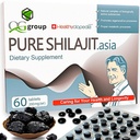 Natuurlijke Pure Shilajit tabletten Analoge ruwe hars Mumiyo Dry Drops 60 tabletten - 200mg 100% Himalaya supplement met 85+ sporen mineralen voor energie en stofwisseling, Immuun ondersteuning - Ideaal voor mannen en vrouwen