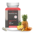 Mountain Peak Nutritionals Cell Rescue - Antioxidant Immune Support Supplement met Kurkuma, Gemberwortel en Bromelain - Ondersteunt Intestinal Health & Whole Body (90 capsules)