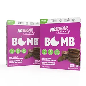 No Sugar Keto Cups, Dark Chocolate Fudge Brownie, 60 Cups - Diabetische veilige behandeling, Low Net Carb (1g), Suikervrij (0g) Keto Fat Bomb Snacks met 7g Gezond vet - Glutenvrij, Alle Natuurlijke, Niet-GMO