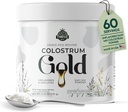 Colostrum Gold - Premium Grass-Fed Bovine Colostrum Powder Supplement for Immunity, Gut Health, Muscle & Wellness - Daily Superfood Supports Hair, Skin, Nails - Women & Men - Unflavored, 60 Serves