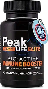 Immuunverdediging 3-in-1 supplement met Humuzuur, zink, CoQ10, en Ionische sporen mineralen voor dagelijkse energie, gezondheid en vitaliteit - Multiminerale vitaminen voor mannen en vrouwen - 30 capsules
