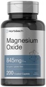 Horbäach Magnesium Oxide | 845 mg | 200 Coated Caplets | Vegetarian, Non-GMO, and Gluten Free Supplement