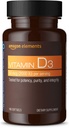   Elements Vitamin D3, 2000 IU, 180 Softgels, 6 month supply (Packaging may vary), Supports Strong Bones and Immune Health