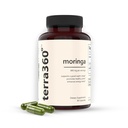 Moringa Capsules 800 mg - 60 Capsules, Moringa Pure Capsules, Krachtige Green Superfood, Glutenvrij, Non-GMO, Energie, Huid, Immune & Gut Health, Made in The USA