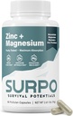 B6 Zink en Magnesium Supplementen voor mannen en vrouwen, Post Workout Muscle Recovery Supplementen voor benen krampen, Immuun &amp; Slaap Ondersteuning, Chelated Magnesium Glycinate met Zink Plus Vitamine B6, 90 Capsules