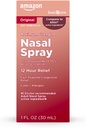 Basic Care Maximale sterkte 12 uur Neusspray, Oxymetazoline HCl oplossing, Congestie Relief, Koude en Allergie Geneeskunde, Decongestant, 1 fl oz (pakket van 1)