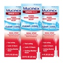 Mucinex Sinus-Max Neus Spray Decongestant, 12 uur over-The-Counter Medication Neusspray voor Sinus Relief, Neusdecongestanten voor volwassenen, Koelen Menthol, 0,75 Fl Oz (pakket van 3)