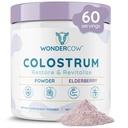 WONDERCOW Colostrum Supplement Powder for Gut Health, Immune Support, Muscle Recovery & Wellness 