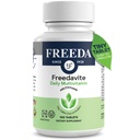 Freedavite Tiny Tablet - Matige Multivitamine voor mannen en vrouwen - Vitamine A, C, D, E, B1, B2, B6, B12, Biotin, Calcium, Zink, IJzer, Magnesium, Mangaan, Koper, Selenium, Jodium - 100 Tel.