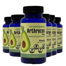 Joint Health Supplement, 300Mg Avocado Soy Onverzeepbare, niet-GMO, Zuivelvrij, Glutenvrij en Schelpvisvrij, 60 dagen aanvoer, één capsule per dag (12 maanden)